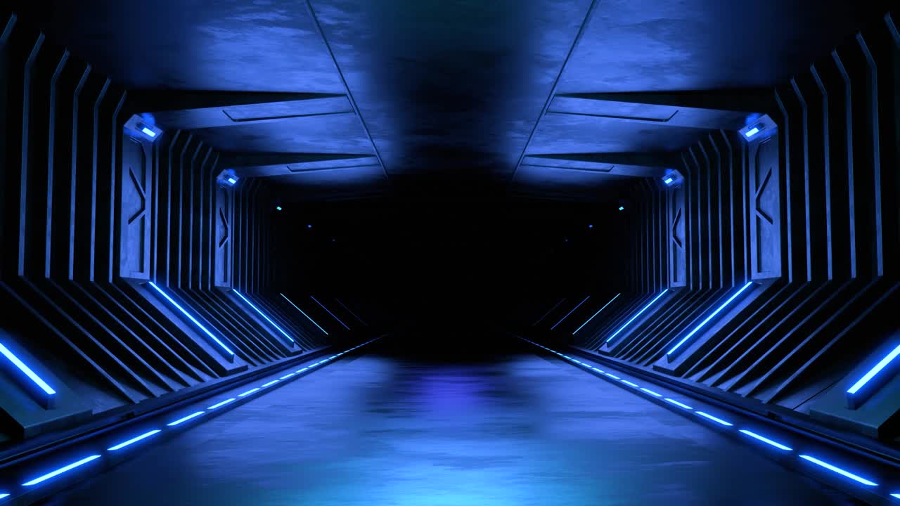 видео современный футуристический научно-фантастический фон