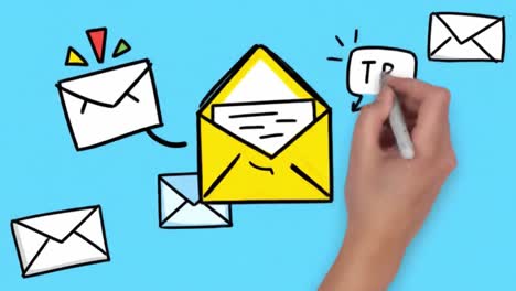 a creative exploration of communication: an illustrated journey through the importance of messages, tips, and emotions in everyday correspondence