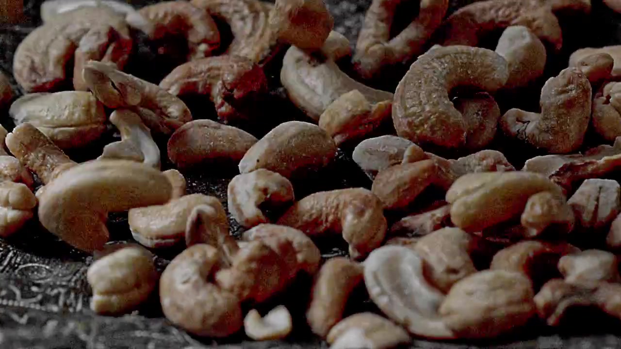 Delicious nuts, a crunchy treat, salty, roasted, or sweet to eat