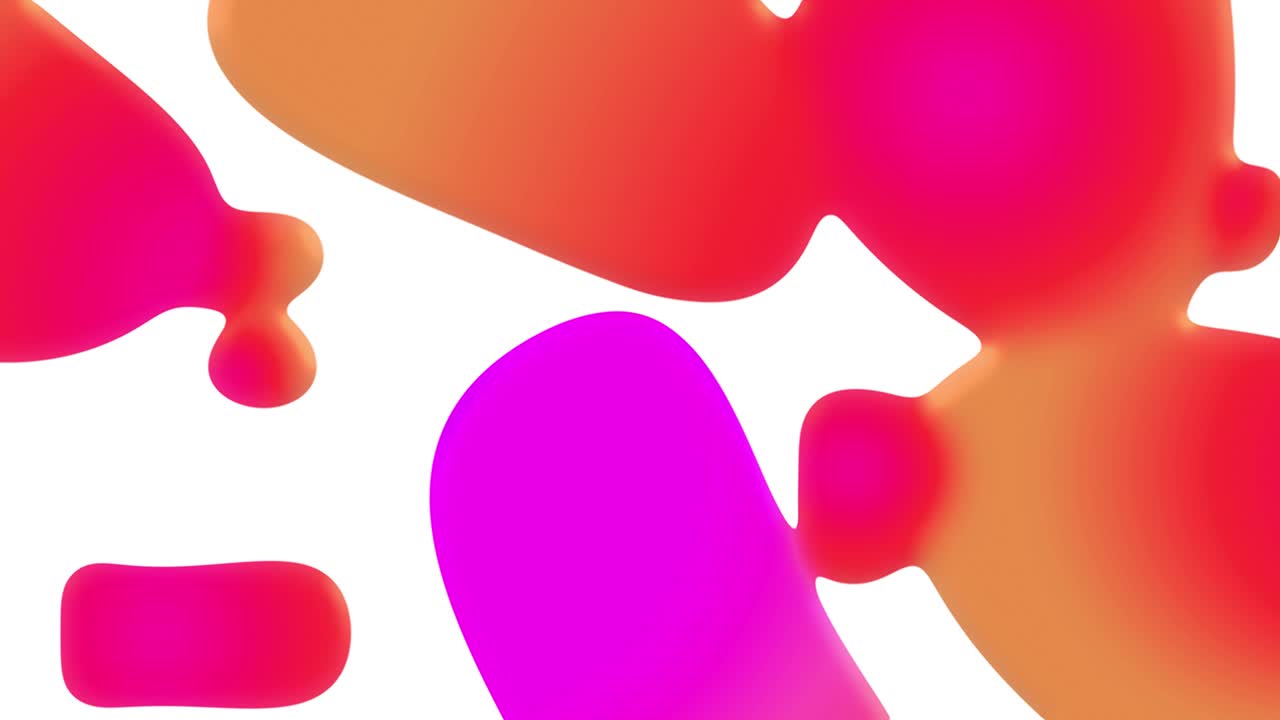 tripulaciones abstractas de colores en un fondo blanco