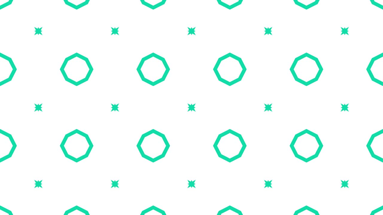 Geometric pattern white background animation motion graphics