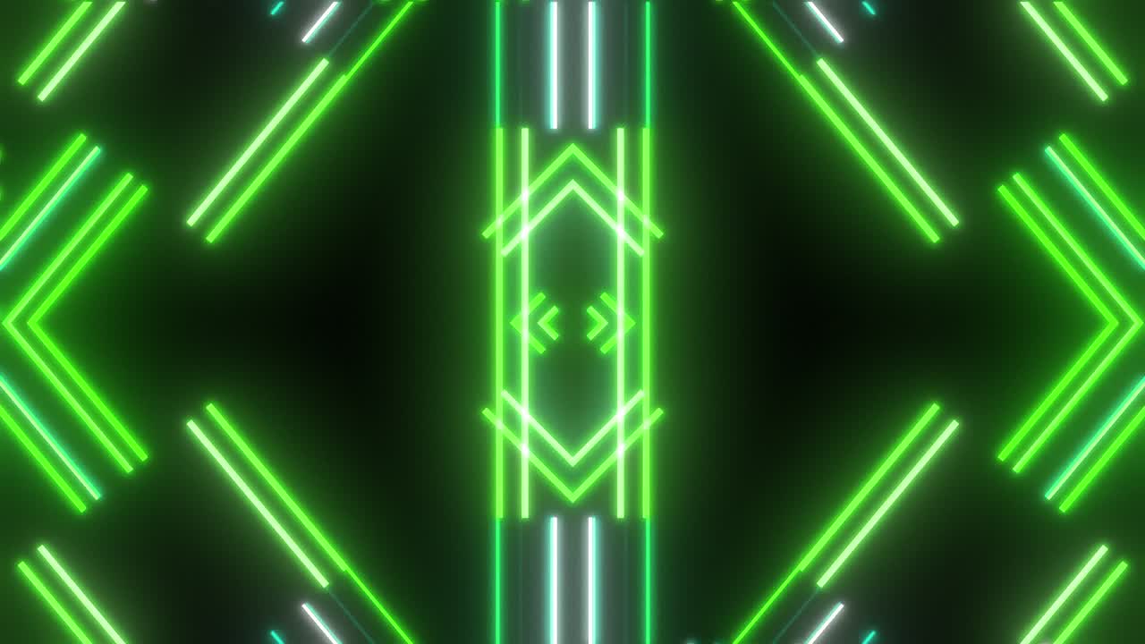 patrón geométrico de neón