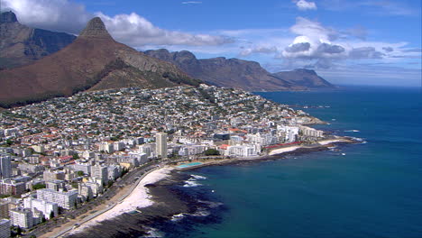flying along the sea point coastline