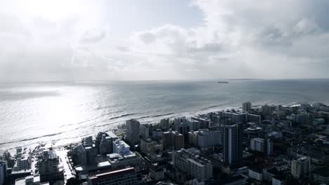 mar, sudáfrica edificios playa