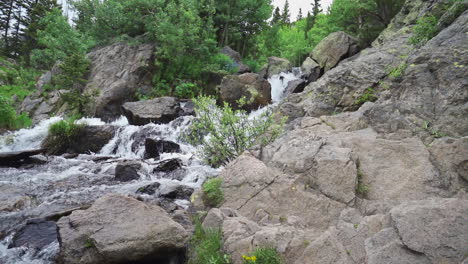 slow motion water rushing down