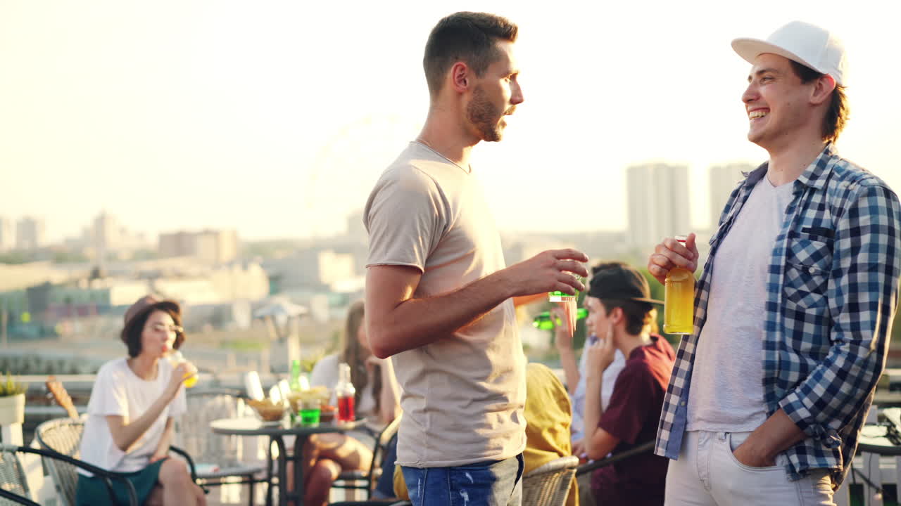 Rooftop Party with Friends
