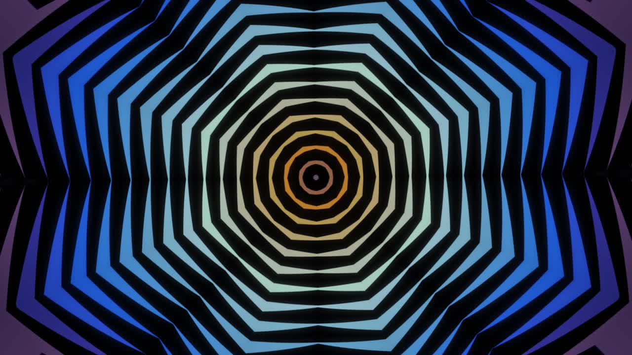 Abstract Colorful Kaleidoscope Pattern