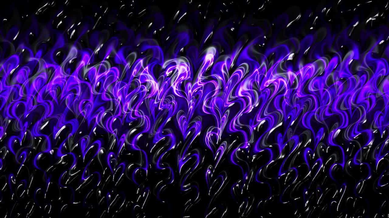 Abstracte Paarse en Violette Glinsterende Vloeibare Golven