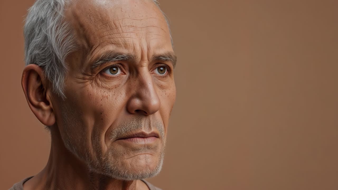 retrato de un hombre mayor