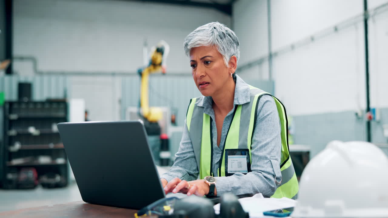 ingeniero que trabaja en la línea de producción