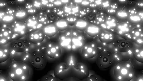 esferas brillantes abstractas de fondo
