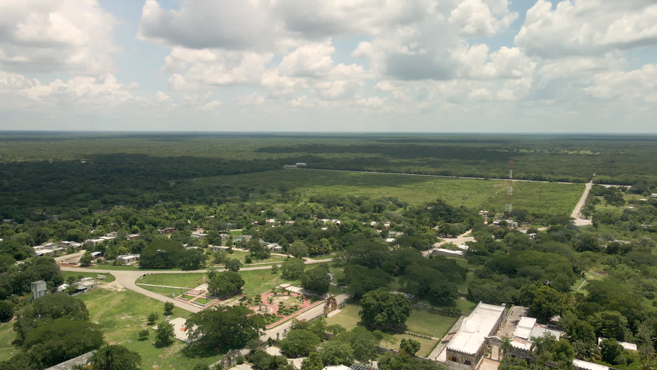 vista del día soleado en yucatán méxico