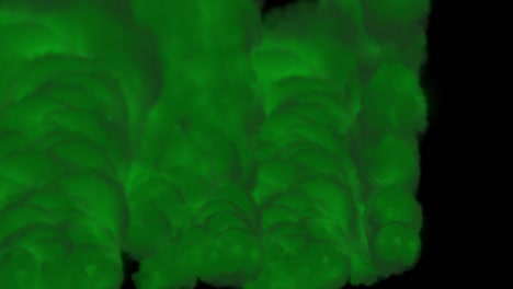generación de fondo de humo animación de partículas de color gráficos de movimiento