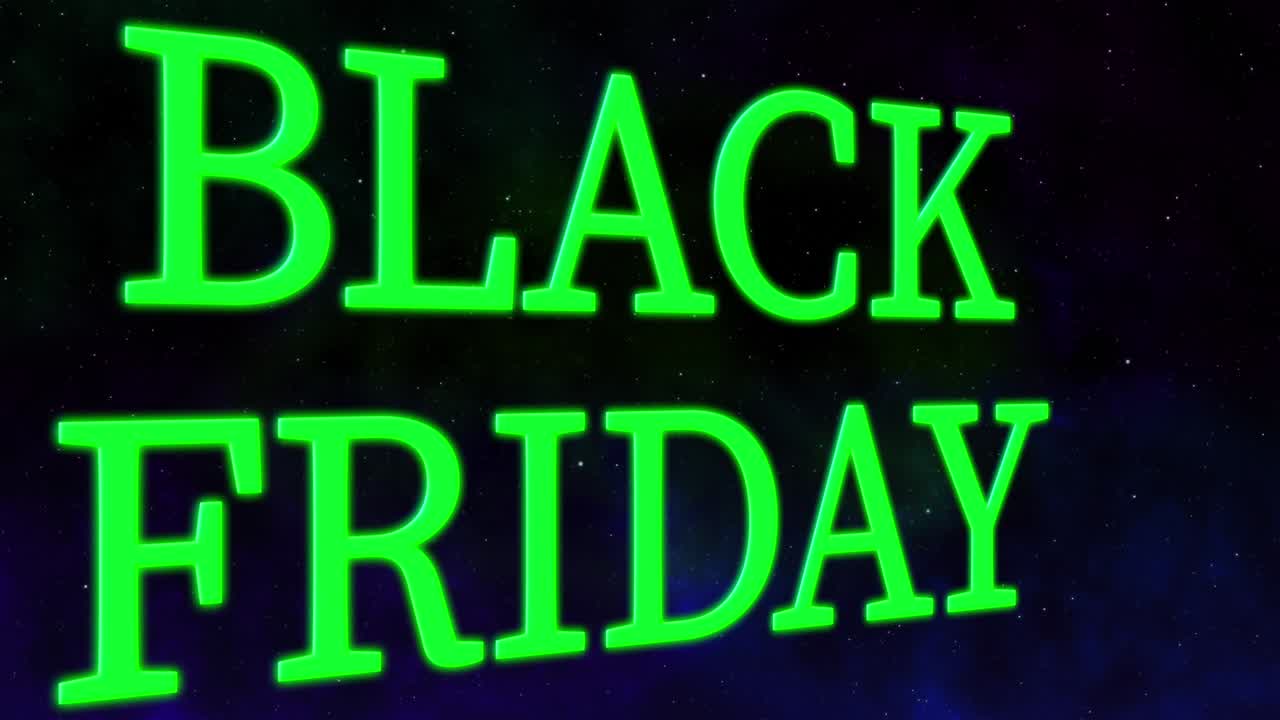 블랙 프라이데이 이벤트 텍스트 애니메이션 모션 그래픽