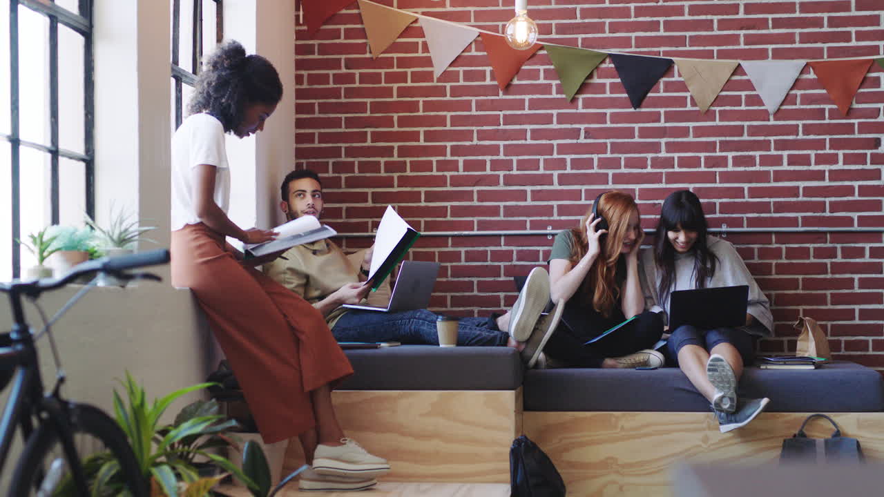 Teamwork, design and planning with a creative