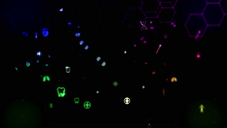 medical and science technology icons