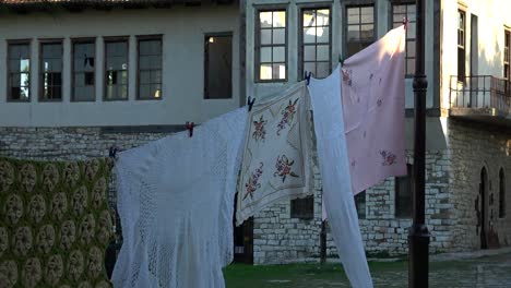 Clothesline-blows-in-the-wind.-Albanian-handmade-tableclothes