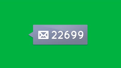grijze chatbox met nummers 4k