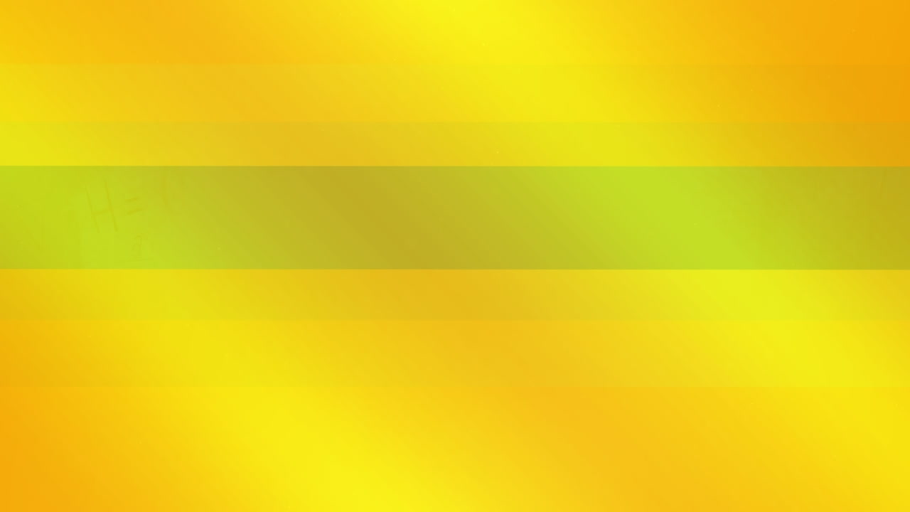 중간에 초록색 줄무 ⁇ 가 있는 노란색 배경의 애니메이션