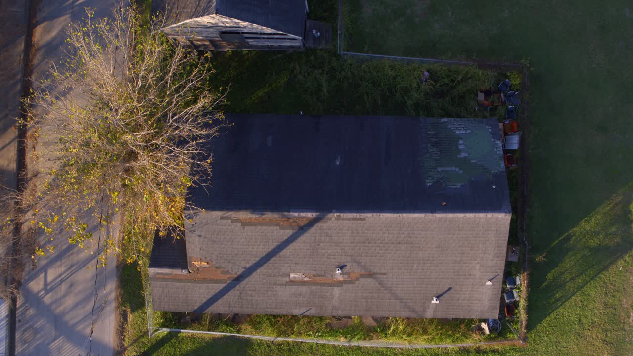 aves ascendentes vista de las casas en freedmen town fourth ward en houston