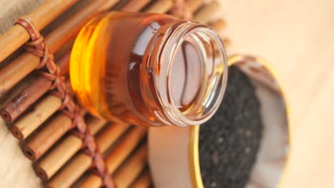 black cumin seeds and oil