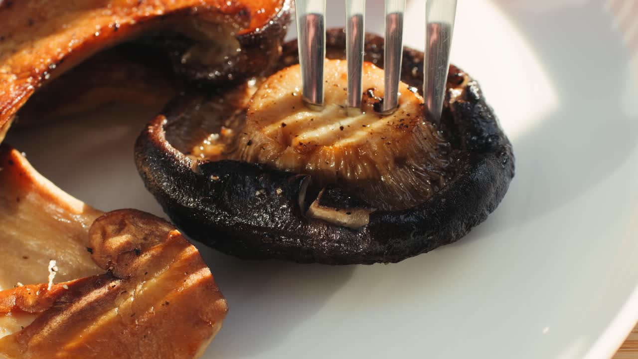 Grilled Shiitake Mushrooms