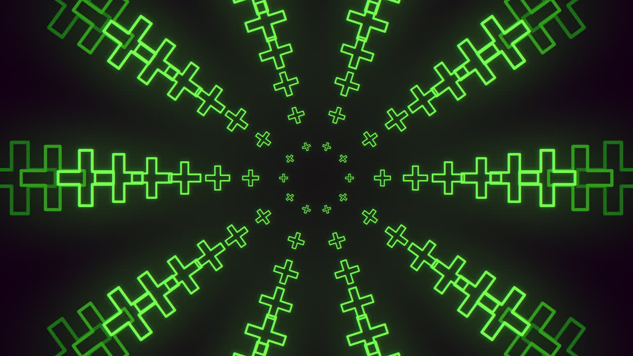 espiral verde radiante un resplandor hipnotizante de líneas en espiral