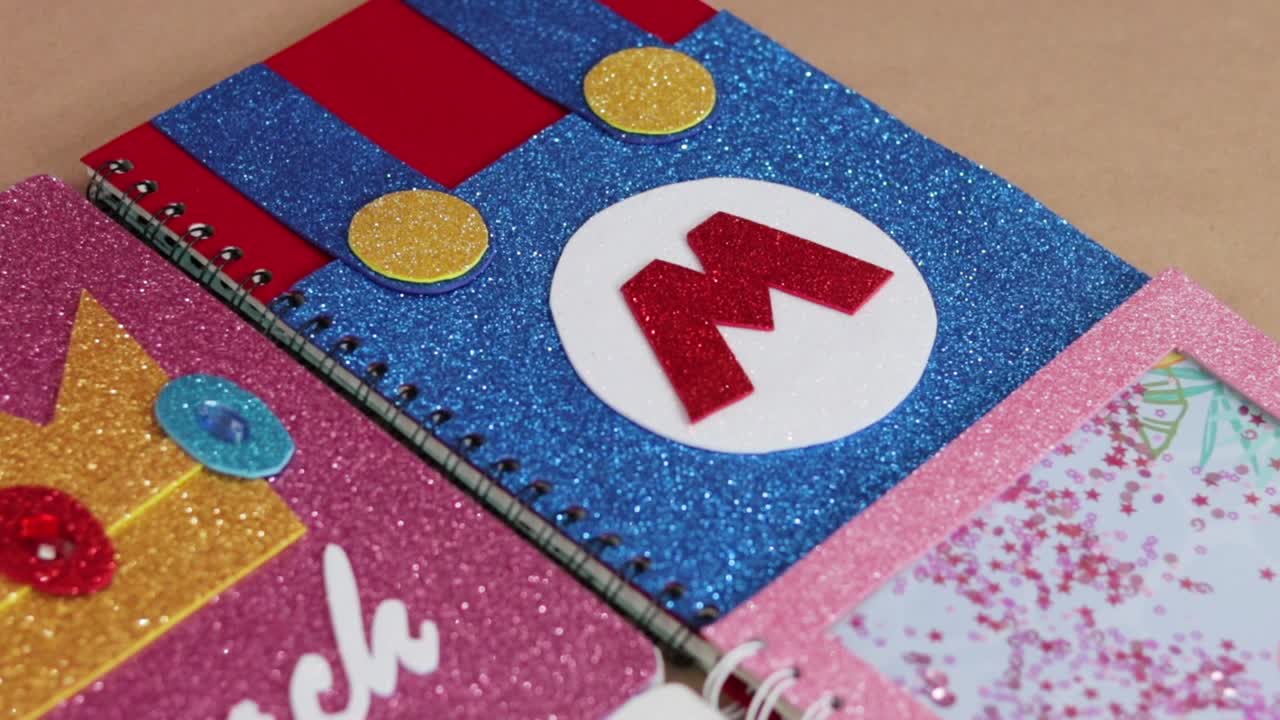 cuadernos coloridos para niños con portadas hechas a mano, artesanías de papel