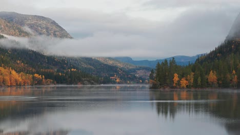 Tranquilo-Paisaje-Del-Norte-En-Un-Vídeo-Timelapse