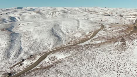 Paralax-über-Schneefarm-Langlauffeldern