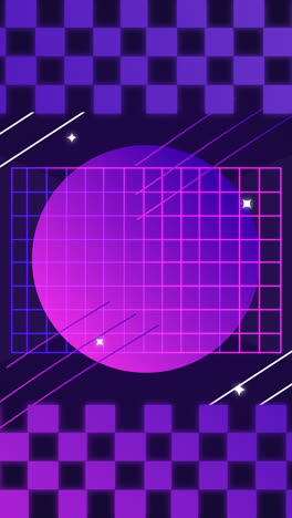 gráfico de movimiento de la colección de portadas futuristas de gradiente