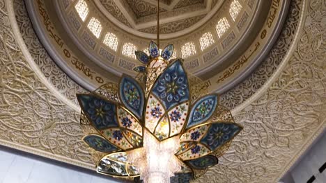 inside a grand mosque in dubai city