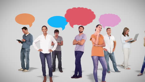grupo casual contra los garabates de habla