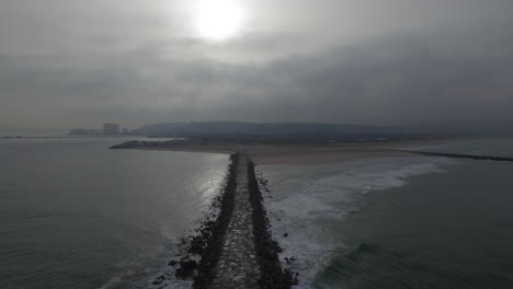 Ankunft-Am-Morgen-Auf-Dem-Luftweg-An-Der-Küste-Von-Lissabon