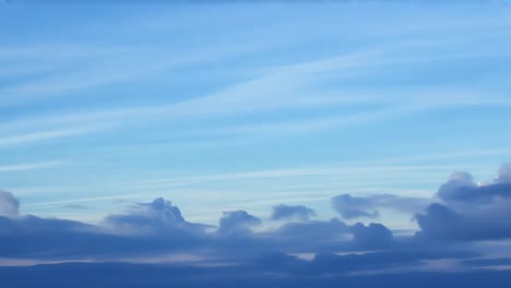 beautiful blue sky with white clouds