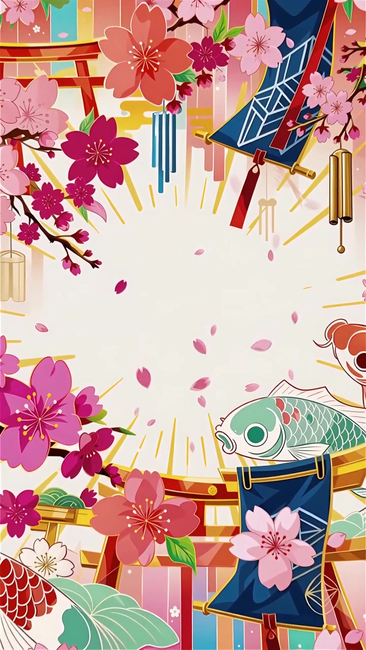 Sfondo Animato Cultura Giapponese 4K