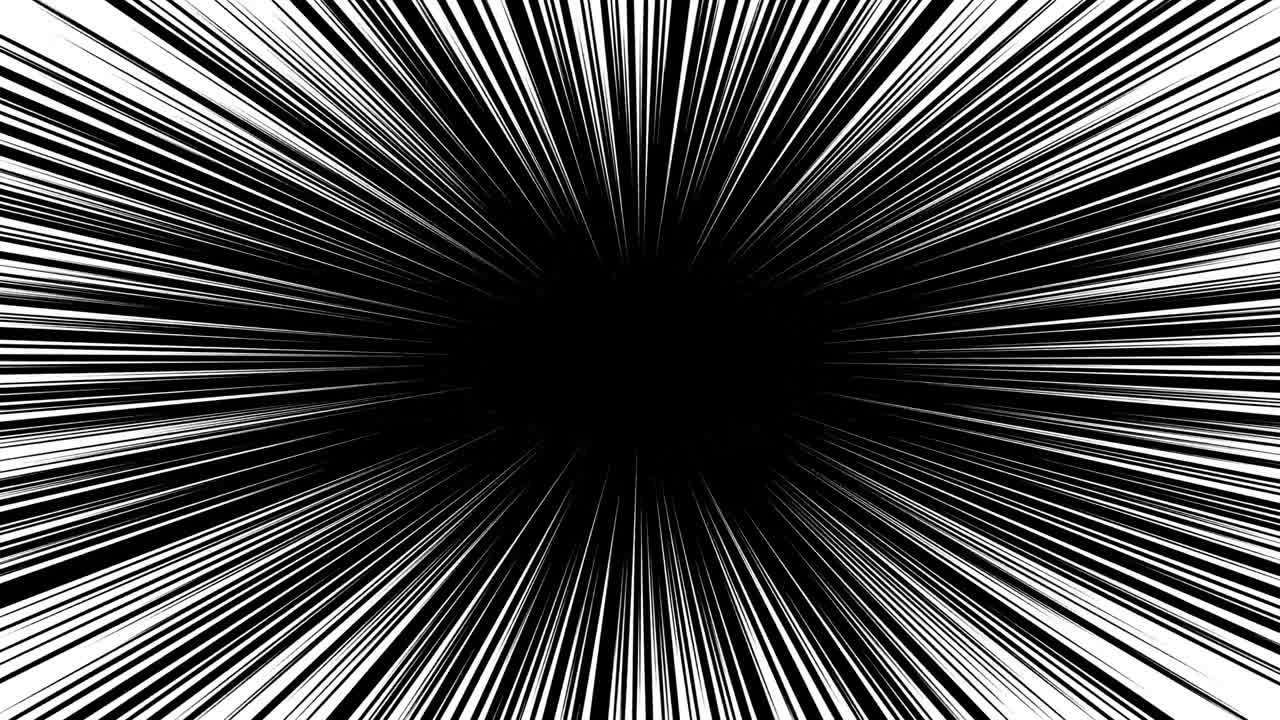Cornice a linee concentrate. Materiale per effetti video.