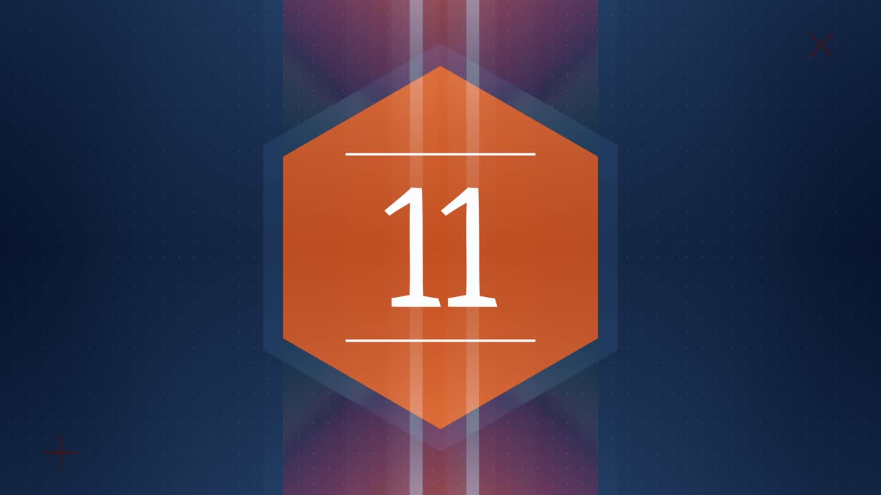 카운트다운 타이머 - 숫자 11