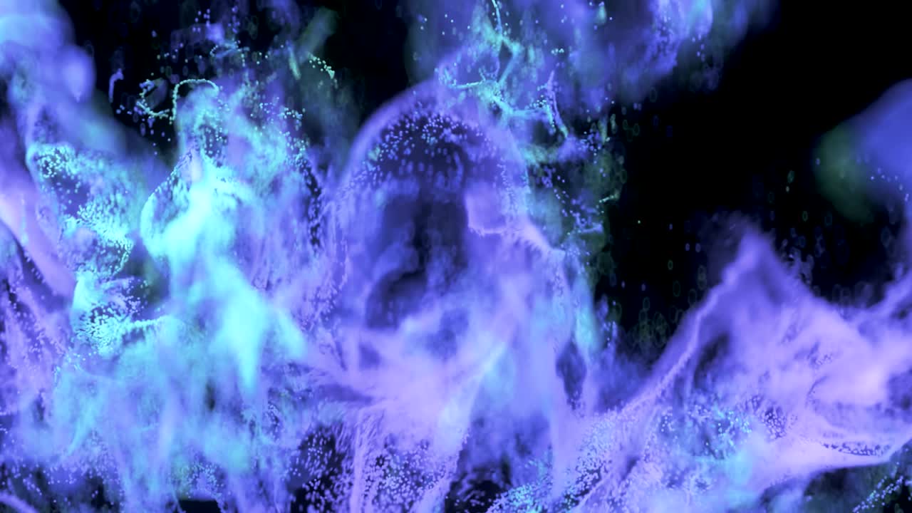 4K Abstract Particle Burst.