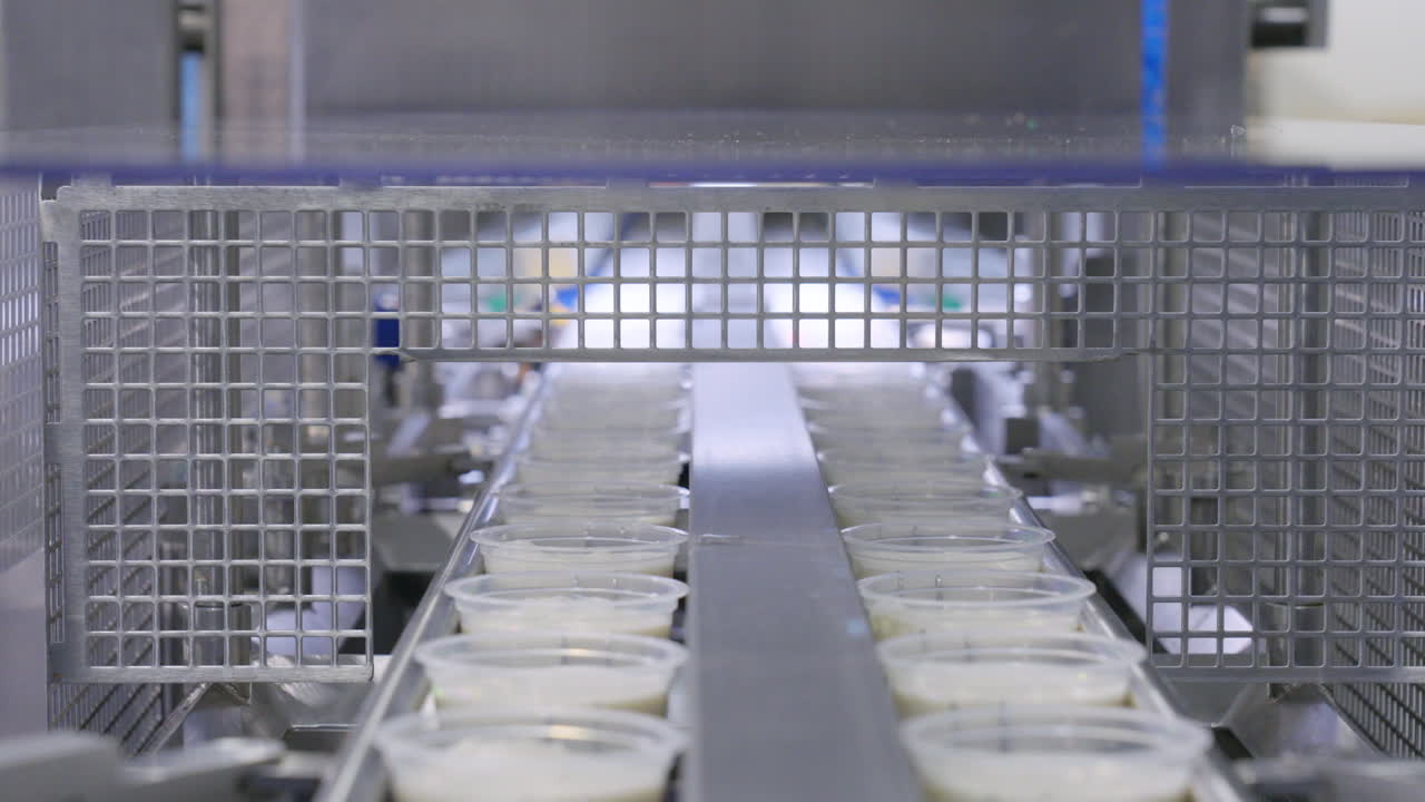 Factory Manufacturing Mayonnaise Sauce With Conveyor Belt Warehouse Automation Machine, 4K