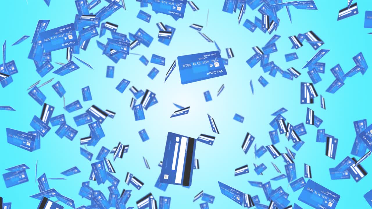 Technology and exchange concept transfer money from card to global currency exchange money savings