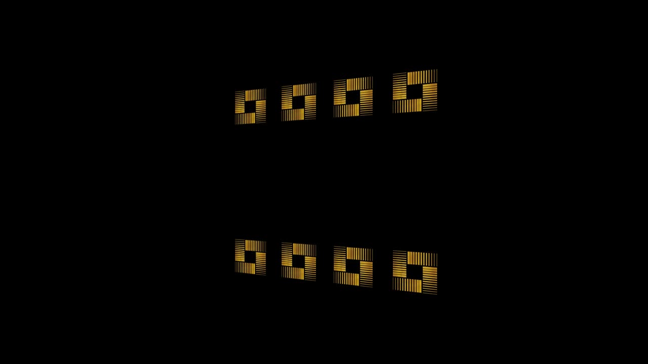 골드 아트 데코 모티브와 비디오 구성에 대한 텍스처를 가진 배경 비디오 영상