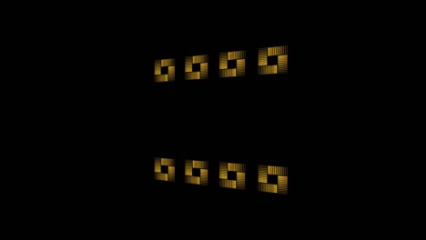 background video footage with gold art deco motif and textures for video composition