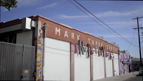 exterior of the mark taper center and inner-city arts building