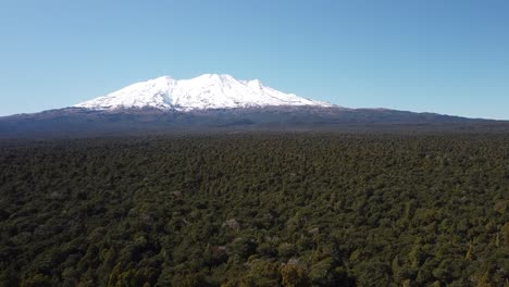 El-Dron-Del-Monte-Ruapehu-Revela-En-Nueva-Zelanda