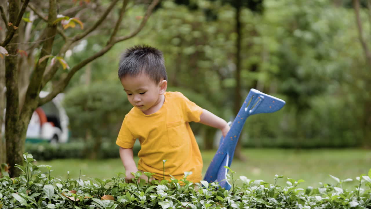 공원에 있는 베트남 어린이