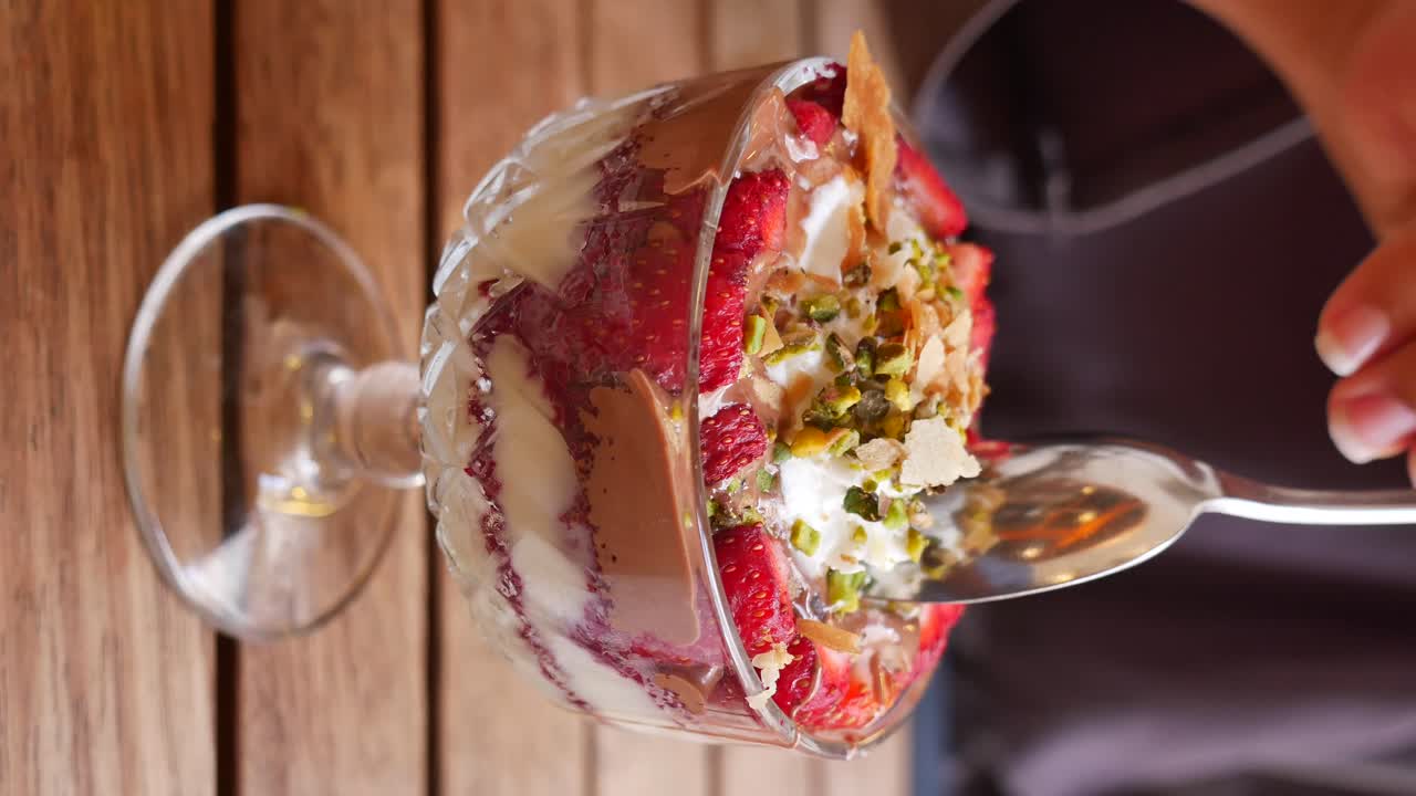 Strawberry and Chocolate Dessert