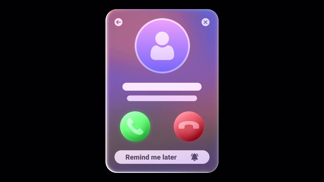 Dynamic Call Interface Animation