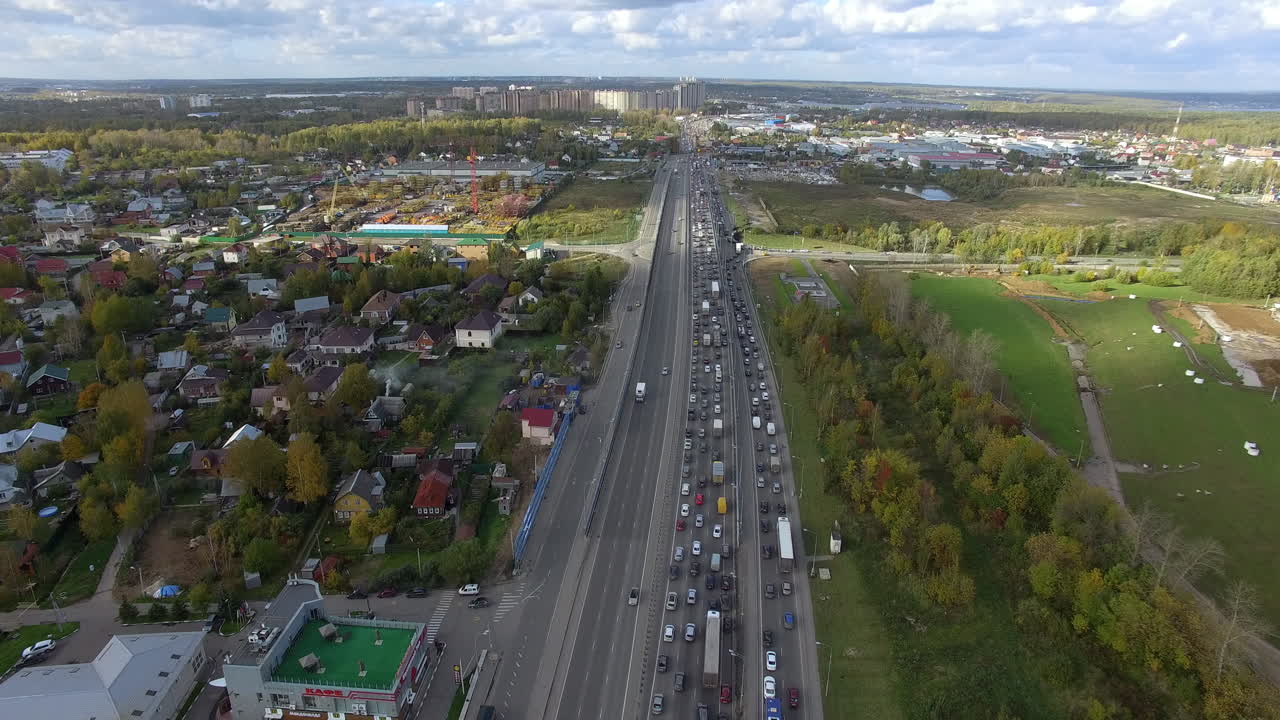 교외 교통 체증