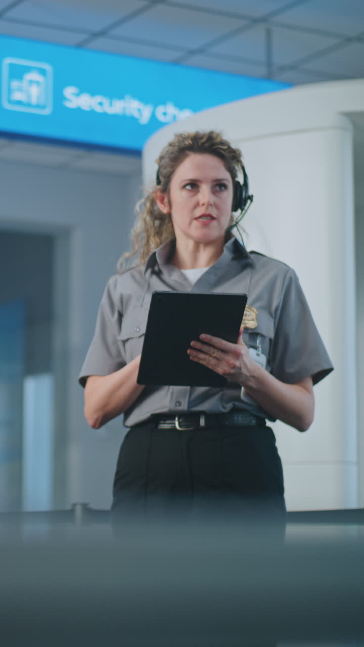 oficial de seguridad del aeropuerto